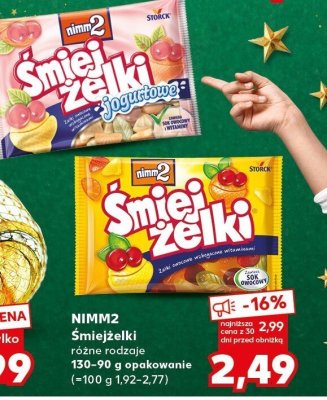 Śmiejżelki, różne rodzaje promocja w Kaufland
