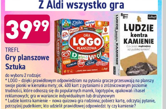 Ludzie kontra kamienie Trefl promocja