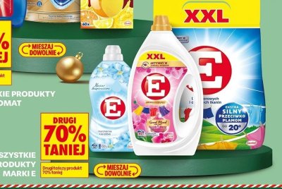Płyn do prania E XXL drugi -70% promocja w Biedronka