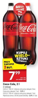 Coca-Cola, 2 l promocja w Twój Market