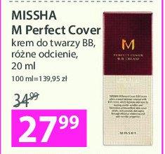 Krem bb no.27 Missha m perfect cover bb cream promocje