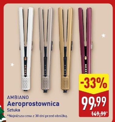Aeroprostownica AMBIANO sztuka promocja w Aldi