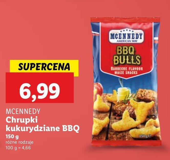 Chrupki kukurydziane bbq carolina style Mcennedy promocja