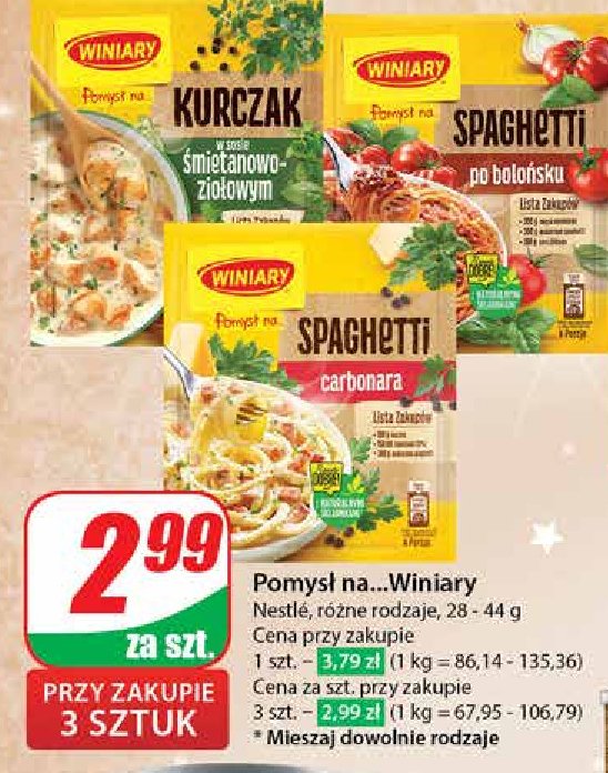 Kurczak w sosie śmietanowo-ziołowym Winiary pomysł na ... promocja