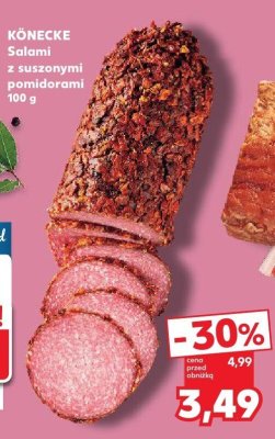 Salami z suszonymi pomidorami Könecke promocja w Kaufland