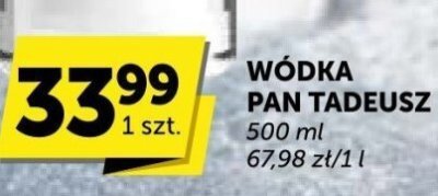 Wódka PAN TADEUSZ promocja w Euro Sklep