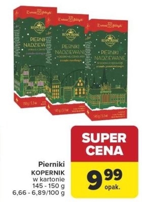 Pierniki KOPERNIK w kartonie 145 - 150 g promocja w Carrefour