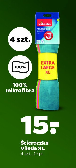 Ściereczki z mikrofibrą xl Vileda promocja