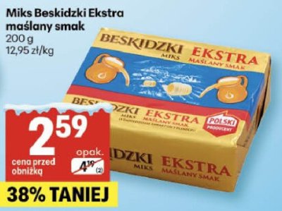 Miks Beskidzki Ekstra maślany smak promocja w Delikatesy Centrum