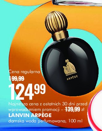 Woda toaletowa Lanvin arpege promocja