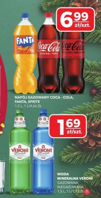 Woda mineralna Veroni gazowana niegazowana promocja w Top Market