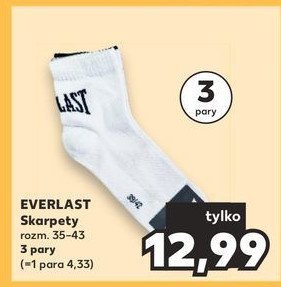 Skarpety damskie Everlast promocja