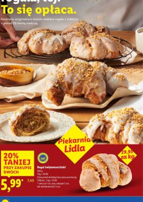 Rogal świętomarciński promocja w Lidl
