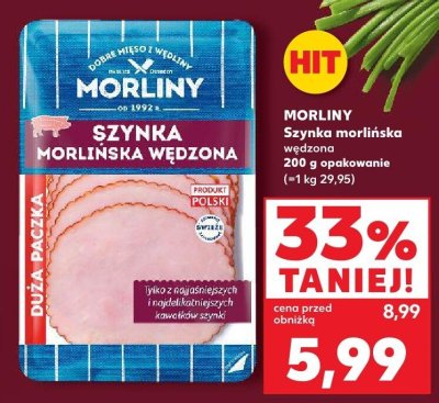 Szynka morlińska wędzona promocja w Kaufland