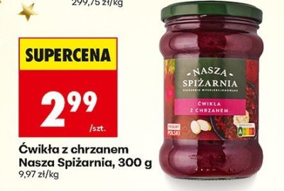 Ćwiłka z chrzanem Nasza Spiżarnia, 300 g promocja w Biedronka