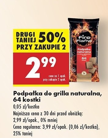 Podpałka naturalna Fire & flame promocja