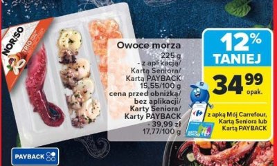 Owoce morza Norso promocja