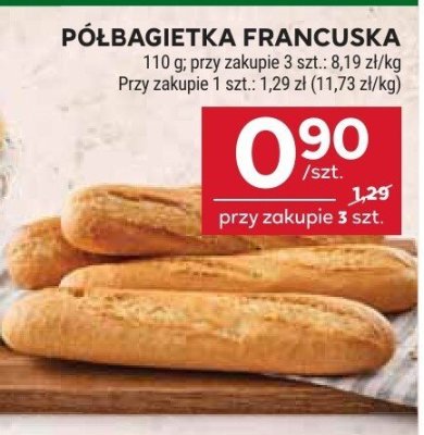 Półbagietka francuska promocja w Stokrotka