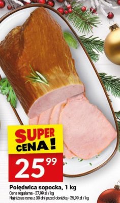Polędwica sopocka, 1 kg promocja w Twój Market