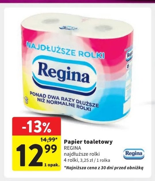 Papier toaletowy Regina promocja w Intermarche