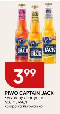 Piwo Captain jack blue lagoon promocja w Chata Polska
