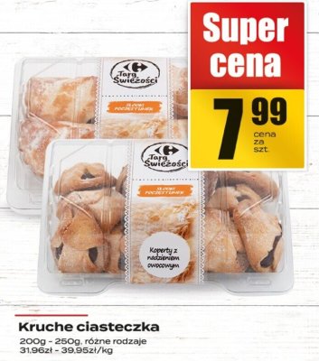 Kruche ciasteczka różne rodzaje promocja w Supeco