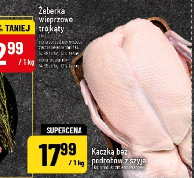 Żeberka wieprzowe trójkąty promocja w POLOmarket