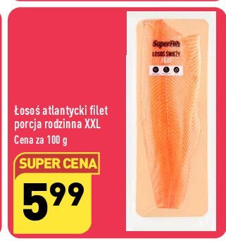 Łosoś norweski filet Superfish promocja