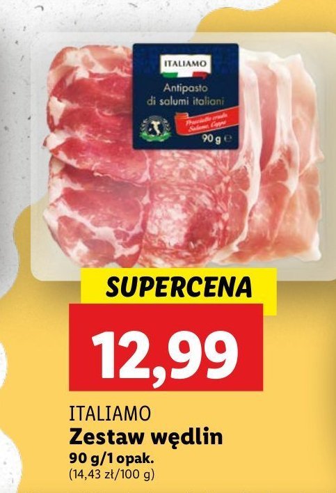 Antipasto di salami italani Italiamo promocja