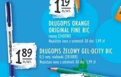 Długopis żelowy niebieski Bic gelocity quick dry promocja