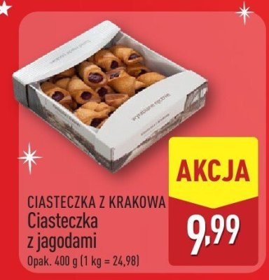 Ciasteczka z jagodami promocja w Aldi