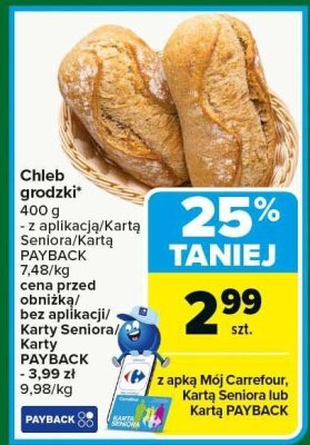 Chleb grodzki promocja w Carrefour