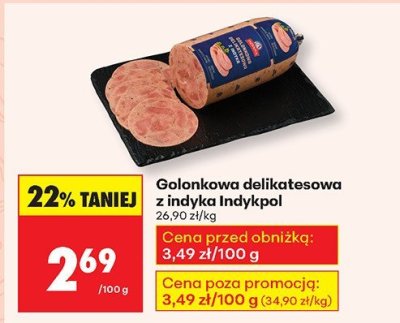 Golonkowa Golonkowa delikatesowa z indyka Indykpol promocja w Biedronka