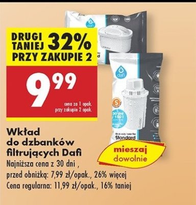 Wkłady filtrujące Dafi promocja