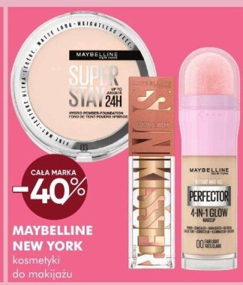 Kosmetyki do makijażu Maybelline New York promocja w Super-Pharm