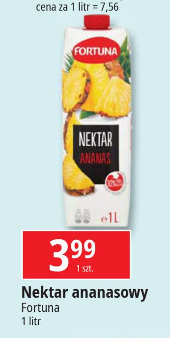 Nektar ananasowy Fortuna promocja