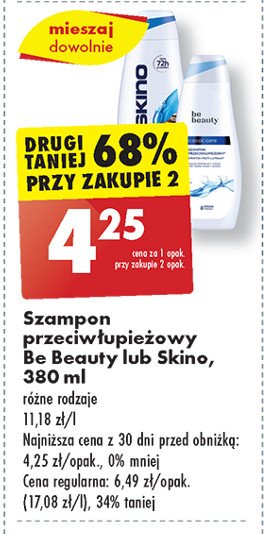 Szampon przeciwłupieżowy Be beauty Be beauty care promocja