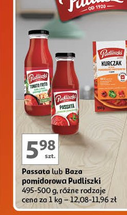 Passata tomato frito zioła i smak pieczonego czosnku Pudliszki promocja