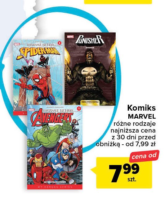 Komiks wielkie pojedynki marvela spider-man promocja
