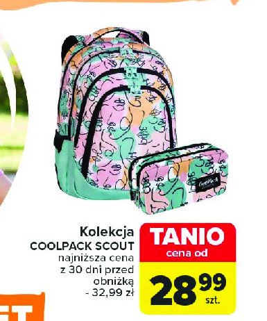 Piórnik scout Coolpack promocja