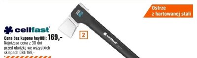 Ostrze z hartowanej stali Cellfast promocja w OBI