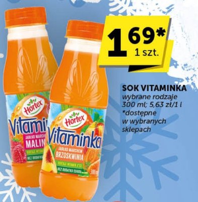 Sok Vitaminka wybrane rodzaje 300 ml promocja w ABC