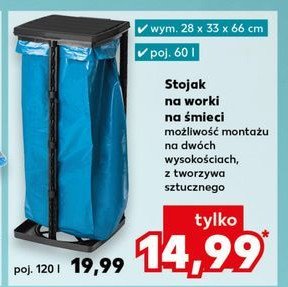 Stojak na worki na śmieci 60 l promocja