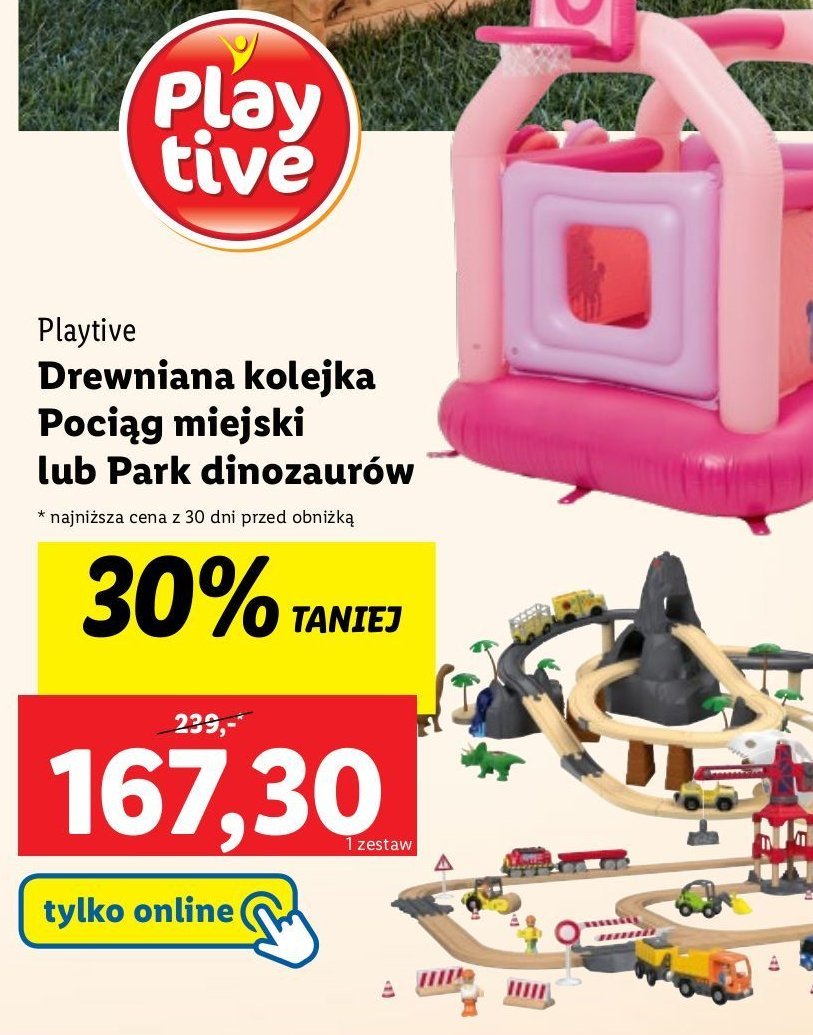 Kolejka drewniana Play tive junior promocja