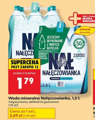 Woda mineralna 1,5 l niegazowana promocja w Biedronka