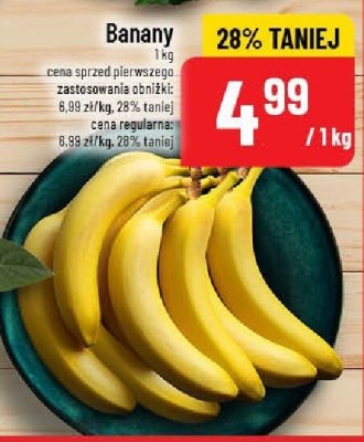 Banany 1 kg promocja w POLOmarket