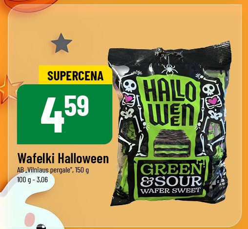 Wafle halloween promocja