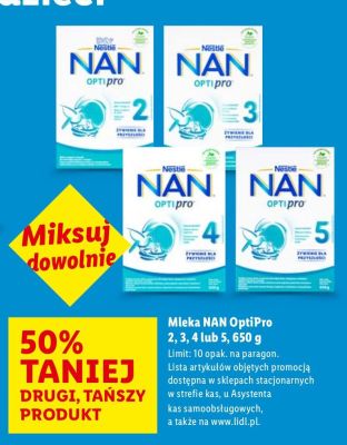 Mleko OptiPro 2, 3, 4 lub 5 promocja w Lidl