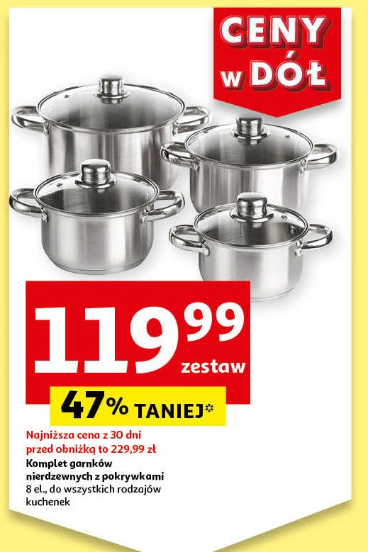 Komplet garnk贸w nierdzewnych promocja