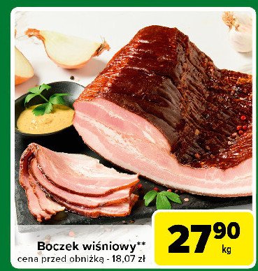 Boczek wiśniowy promocja w Carrefour Express